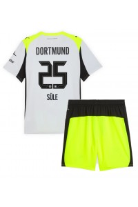 Borussia Dortmund Niklas Sule #25 Babytruitje Uit tenue Kind 2025-26 Korte Mouw (+ Korte broeken)